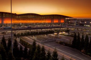 SFO Terminal Sunrise