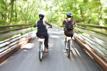 Biking on the Prima Rabbit Trail